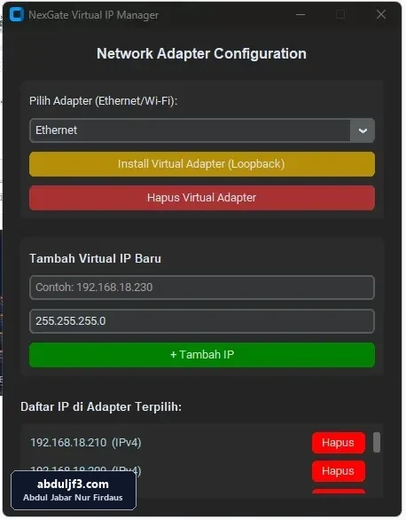 Nexgate Virtual IP Manager