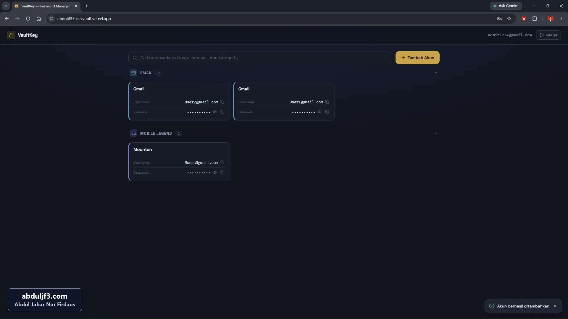 NexVault Overview
